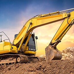 Construction crane with conspicuity tape