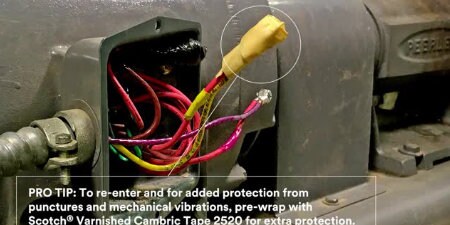 Demonstration on how to install 3M Mastic Tape 2229

