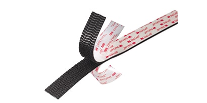 reclosable fasteners that stick metal to plastic
