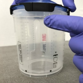 3M PPS paint cup on table