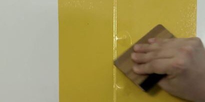 effective graphic film installation around rivets
