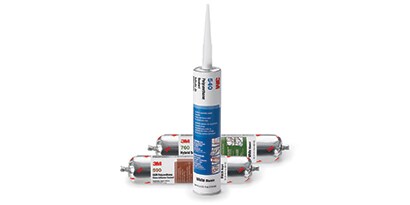 In one-part adhesives, a single component reacts to heat, light or moisture to create a bond. Image of one part adhesive tubes.
