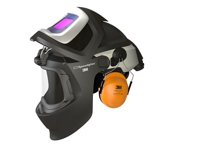 3M Auto-Darkening Welding Helmet 9100 MP, Side View

